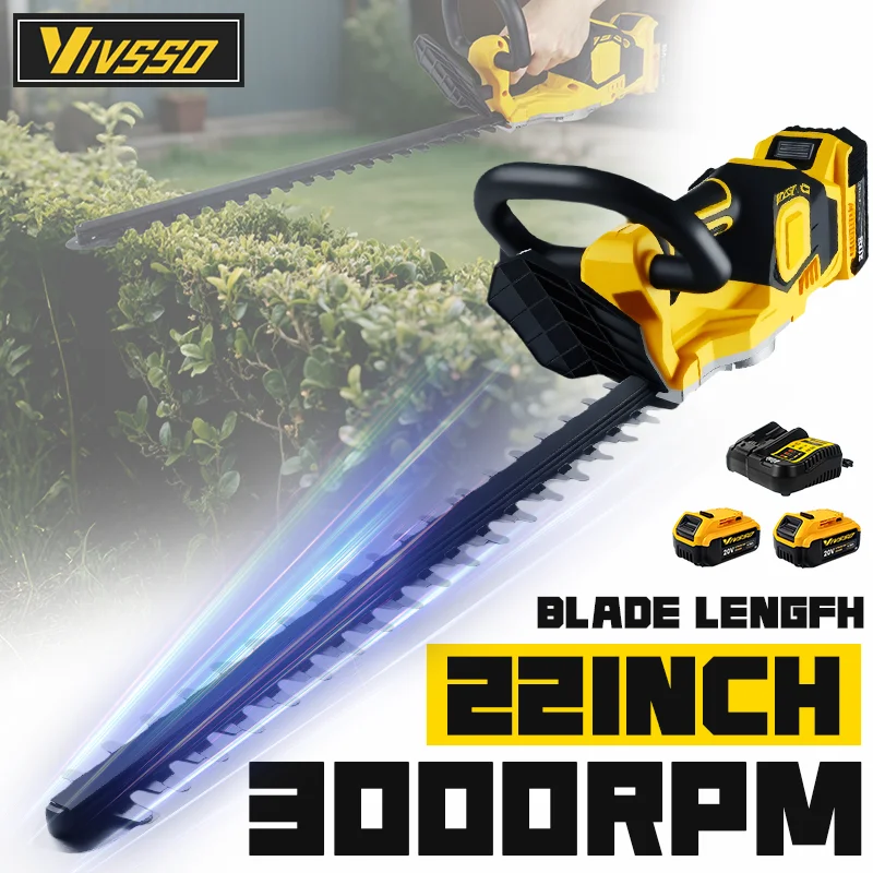 Gardening Tools Basic - Vivsso aparador de sebes elétrico sem