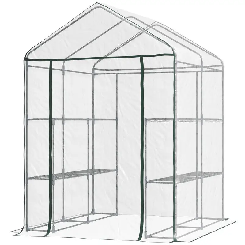 Greenhouse Mini Indoor - Outsunny Estufa Portátil 1,5m x 1,5m