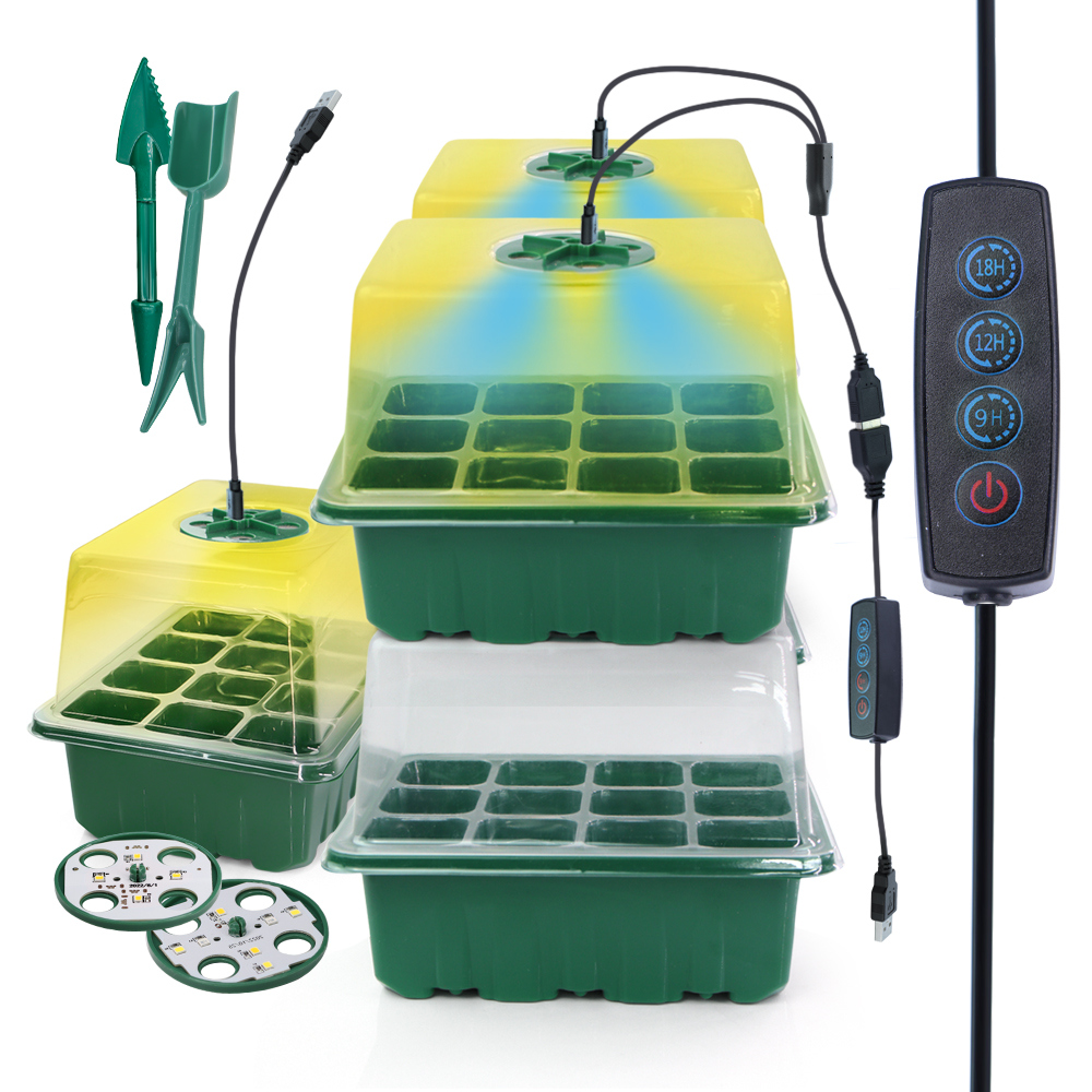 Seed Starter Trays - Vasos de berçário led com luz