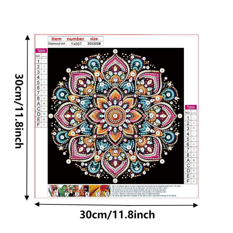 5d diy pintura diamante flor k - Gardening Tools Diy avaliação e preço