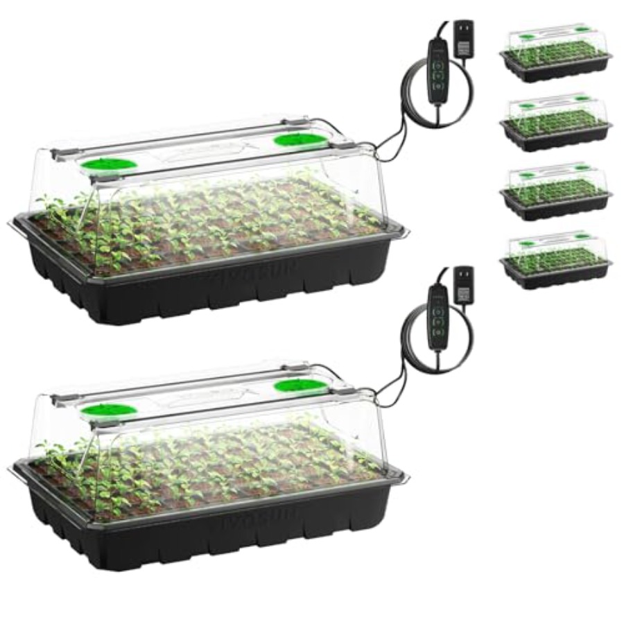 Conjunto de 6 Bandejas para Se - Seed Starter Trays avaliação e preço