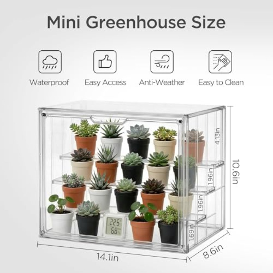 Mini estufa de mesa para plant - Greenhouse Mini Indoor avaliação e preço