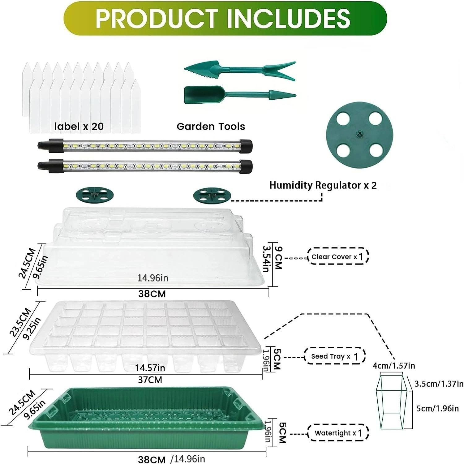 Bandeja de Germinação com Luz  - Seed Starter Trays avaliação e preço