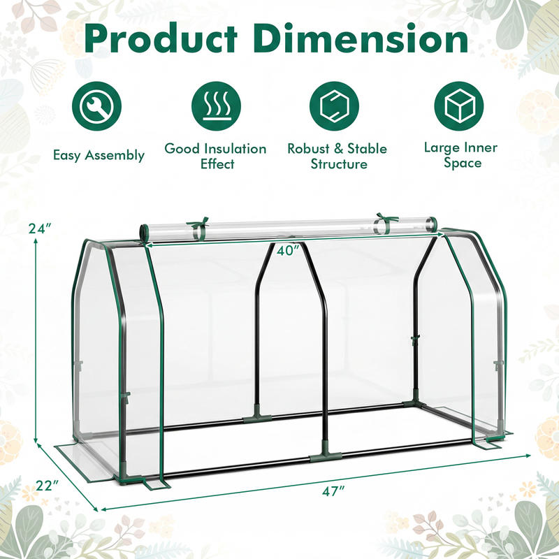 Mini estufa portátil com porta - Greenhouse Mini Indoor avaliação e preço