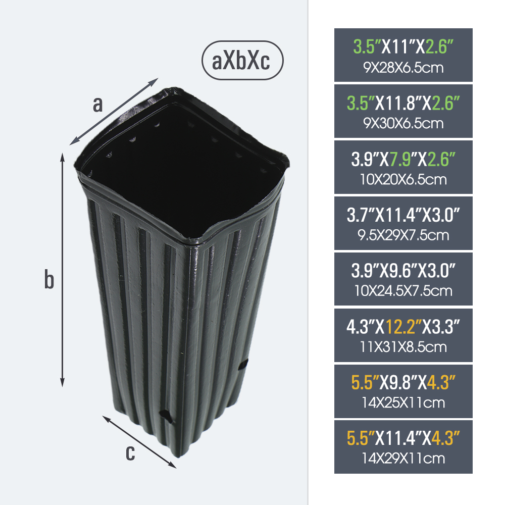 Pote de árvore quadrado com fu - Seed Starter Trays avaliação e preço
