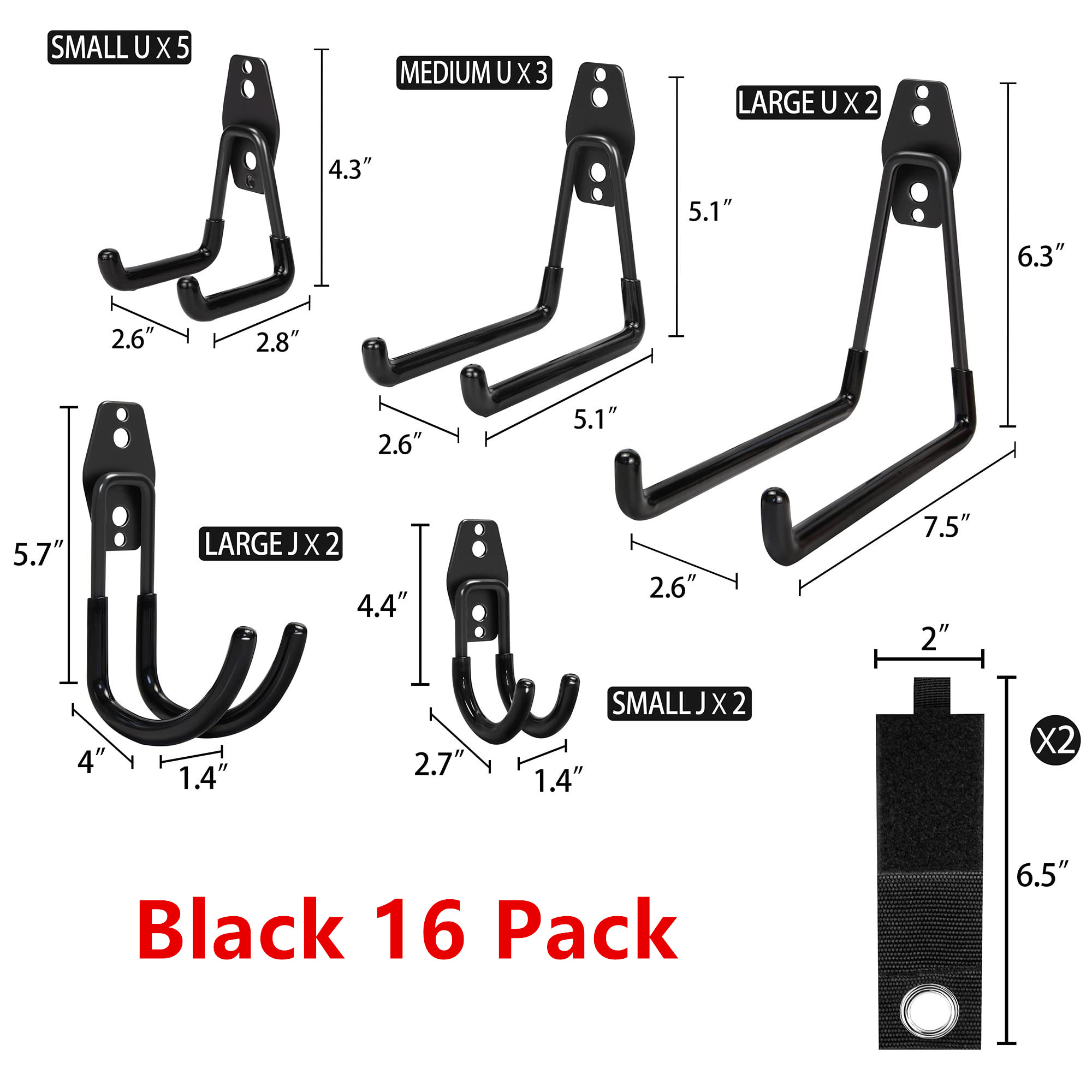 16 Peças Ganchos de Parede de  - Gardening Tools Screwfix avaliação e preço