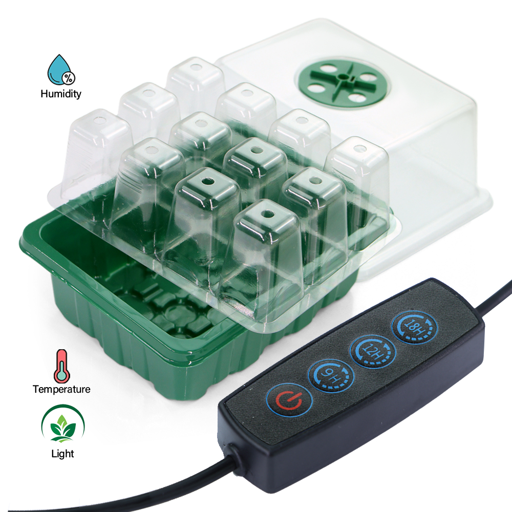 Vasos de berçário led com luz  - Seed Starter Trays avaliação e preço