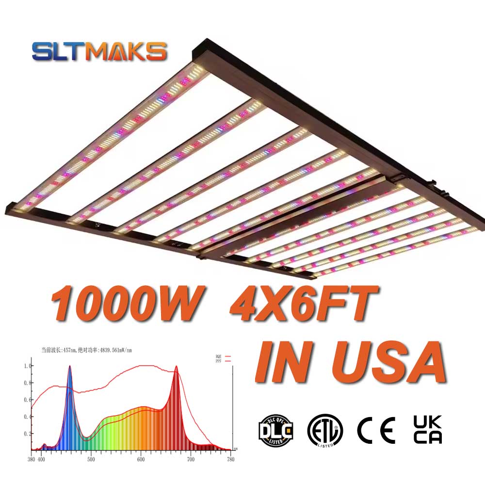 SLTMAKS 8x6FT 4X6FT 1000W Luz  - Led Grow Light avaliação e preço