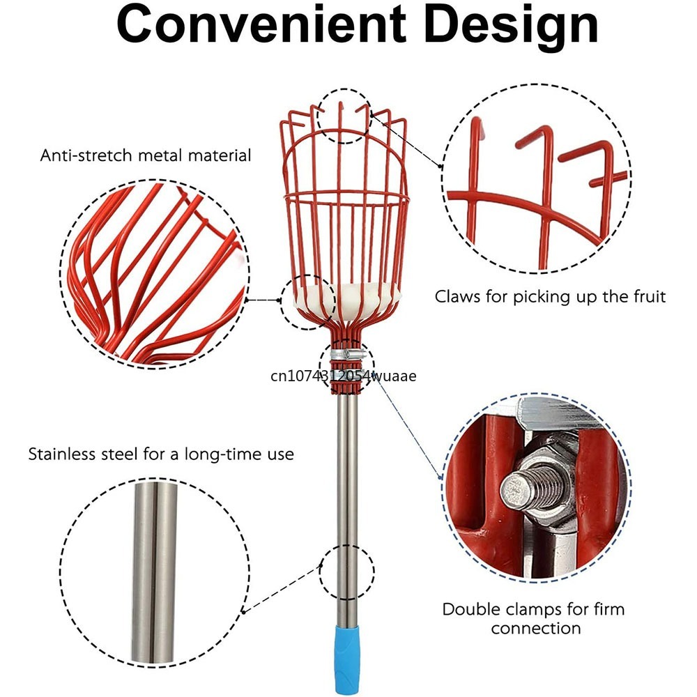 1 Conjunto de Colhedor de Frut - Gardening Tools Rack avaliação e preço